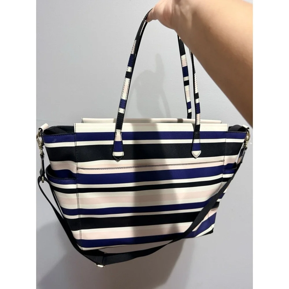 Kate‎ Spade Kaylie Baby Bag Laurel Way Stripe  Diaper Bag